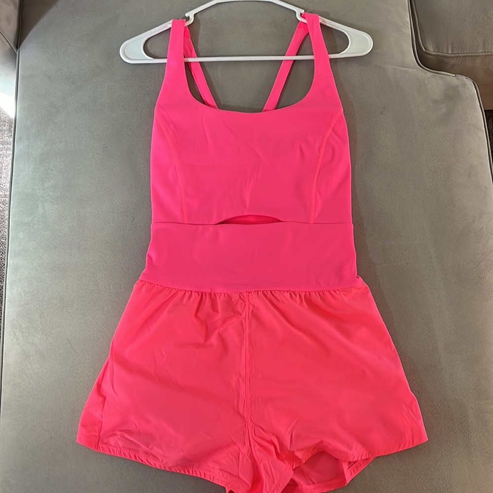free people romper pink